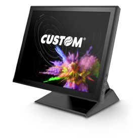 CUSTOM MT15 38,1 cm (15") 1024 x 768 Pixels Multi-touch Multi-gebruiker Zwart