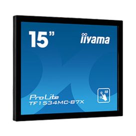 iiyama ProLite TF1534MC-B7X touch screen-monitor 38,1 cm (15") 1024 x 768 Pixels Multi-touch Multi-gebruiker Zwart
