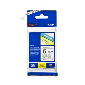 Brother TZe211 labelprinter-tape Zwart op wit TZe