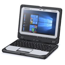 Panasonic Toughbook CF-20mk2 Hybride (2-in-1) 25,6 cm (10.1") 1920 x 1200 Pixels Touchscreen Zevende generatie Intel® Core™ i5 8 GB 256 GB SSD Wi-Fi 5 (802.11ac) Windows 10 Pro Zwart, Zilver