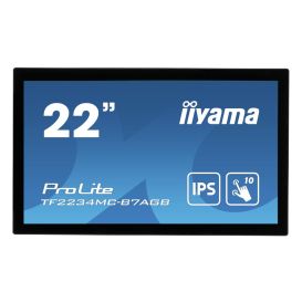 iiyama ProLite TF2234MC-B7AGB touch screen-monitor 54,6 cm (21.5") 1920 x 1080 Pixels Multi-touch Multi-gebruiker Zwart