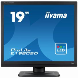 iiyama ProLite E1980SD 48,3 cm (19") 1280 x 1024 Pixels SXGA LED Zwart