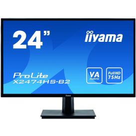 iiyama ProLite X2474HS-B2 computer monitor 59,9 cm (23.6") 1920 x 1080 Pixels Full HD LED Zwart