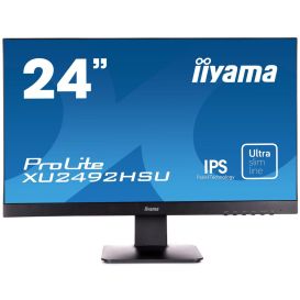 iiyama ProLite XU2492HSU 60,5 cm (23.8") 1920 x 1080 Pixels Full HD LED Zwart