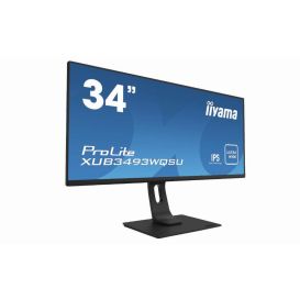 iiyama ProLite XUB3493WQSU-B1 computer monitor 86,4 cm (34") 3440 x 1440 Pixels UltraWide Quad HD LED Zwart
