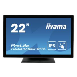 iiyama ProLite T2234MSC-B7X touch screen-monitor 54,6 cm (21.5") 1920 x 1080 Pixels Multi-touch Zwart