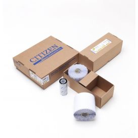 Citizen steeketiketten 114x24 mm, Kern 40 mm, Synthetisch, Glanzend, Diameter 127 mm, 7000 etiketten + linten