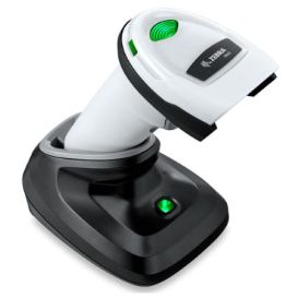 Zebra DS2278, Bluetooth, 2D, Multi-IF, Incl. basisstation (Presentatie) en USB kabel, Wit