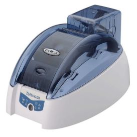 Evolis Tattoo2 RW, enkelzijdig, 300 dpi, USB, Ethernet, incl. Magneetstrip-schrijver, kaartdoorvoer, USB kabel en EU voeding