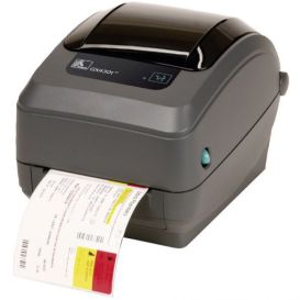 Zebra GX430t rev2, RS-232, USB, Ethernet, 300 dpi, cutter, EPL, ZPL, incl. USB kabel en voeding