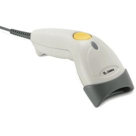 Zebra LS1203, 1D, licht grijs, incl. KBW kabel en stand