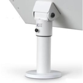 Ergonomic Solutions TabTilt op SP1 paal, Diameter 38 mm, Hoogte 120 mm, 40x40mm mount, Met rotatie, Kleur wit