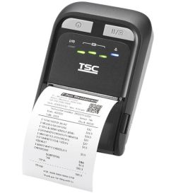 TSC TDM-20, 203 dpi, Real time clock, USB / Bluetooth, NFC, Incl. voeding, netsnoer, riem clip, batterij