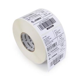Zebra Labels 32x19 mm, Z-Ultimate 3000T, Kern 76 mm, TT, Polyester, Wit, 6742 Per Rol -> Per 12 Rollen