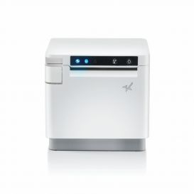 Star mC-Print3, USB, Bluetooth, Ethernet, iOS USB met SteadyLAN, Star CloudPRNT, 2 USB Host Poorten, Wit, Incl. voeding