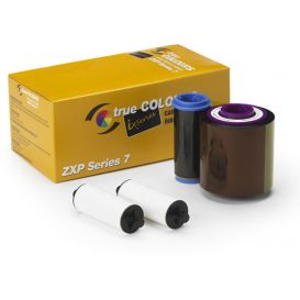 Zebra kleurenlint (YMCKO), geschikt voor de ZXP Series 7, 250 afdrukken enkelzijdig of 125 afdrukken dubbelzijdig