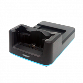 Unitech 1-slot oplaadstation, voor 1x PDA en 1x batterij, incl. voeding, voor de EA630